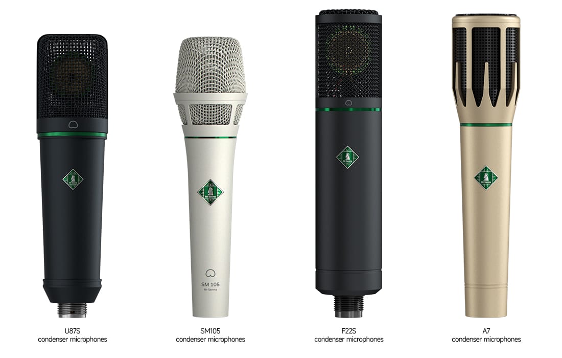 U87S,SM105,F22S,A7-Condenser-microphone