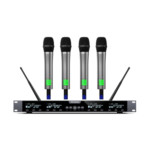 U4Four Channel Professional Handheld Wireless  Microphones